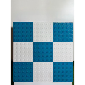 Decoro Quadro Bianco - Topazio 20x20
