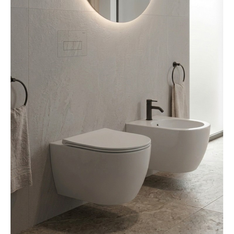 Kit Placca Wc Filo Muro -Pucci-