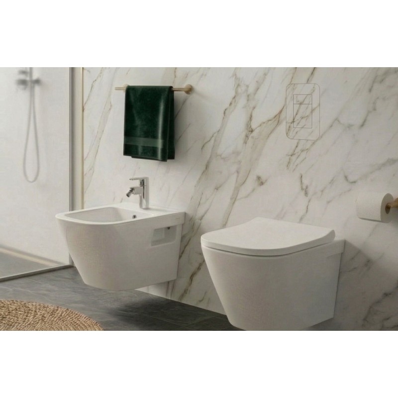 Kit Placca Wc Filo Muro -Grohe-