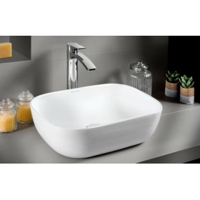 Lavabo d'appoggio rettangolare BESSI