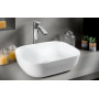 Lavabo d'appoggio rettangolare BESSI