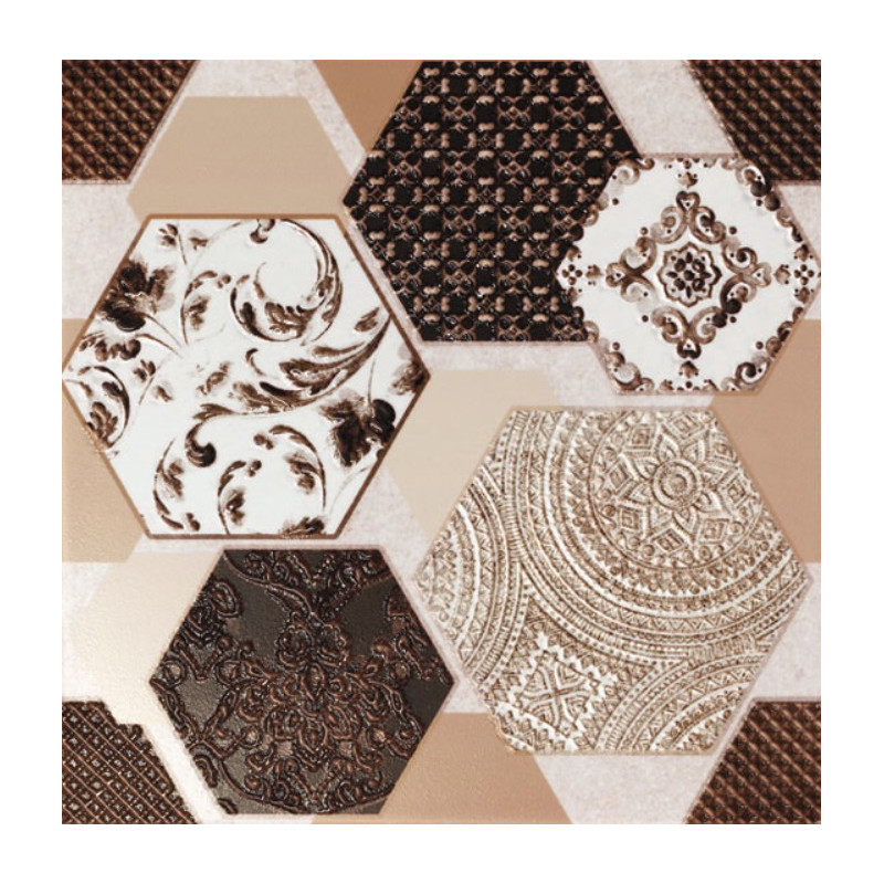 FORMELLA ESAGONO BEIGE